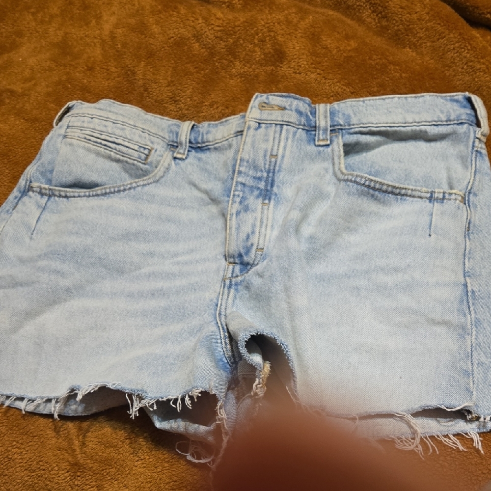 Pilcro Light Blue Jean Shorts